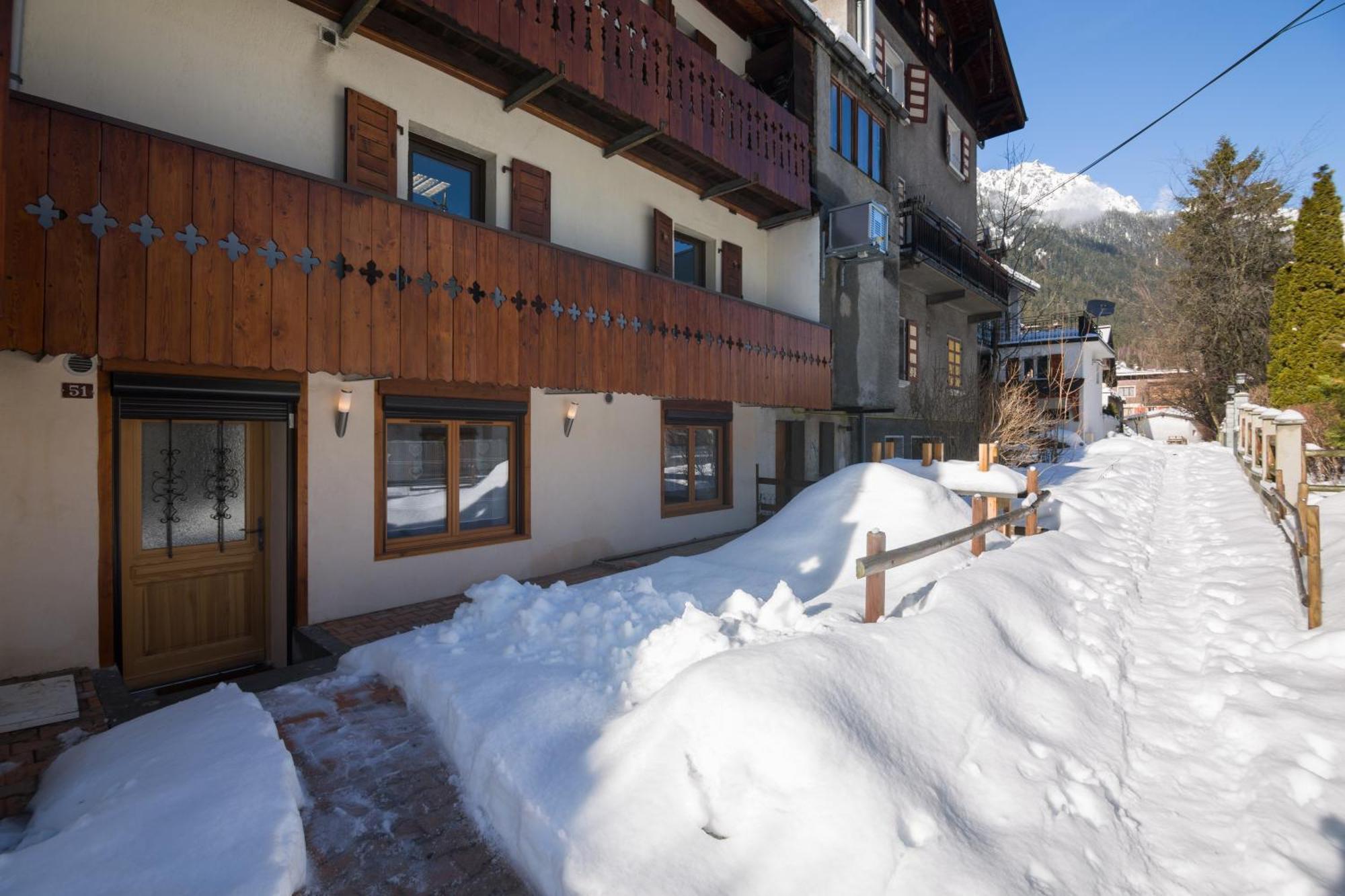 Appartement Le Genepi - Happy Rentals Chamonix Exteriör bild